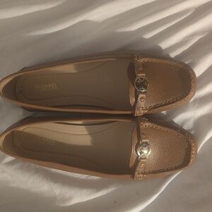 Michael Kors Brown Leather Flats